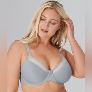 NEW Bali Ultra Light Smoothing Underwire T-Shirt Bra, 3439 Lt Gray 38B NWOT